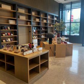 西安展柜制作廠家書(shū)柜案例